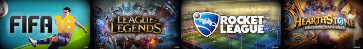 Die Spiele der saison 2018: LoL, Rocket League, FIFA und Hearthstone
