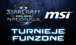Strefa Fun Zone od MSI podczas StarCraft II World Championship Series Nationals Poland